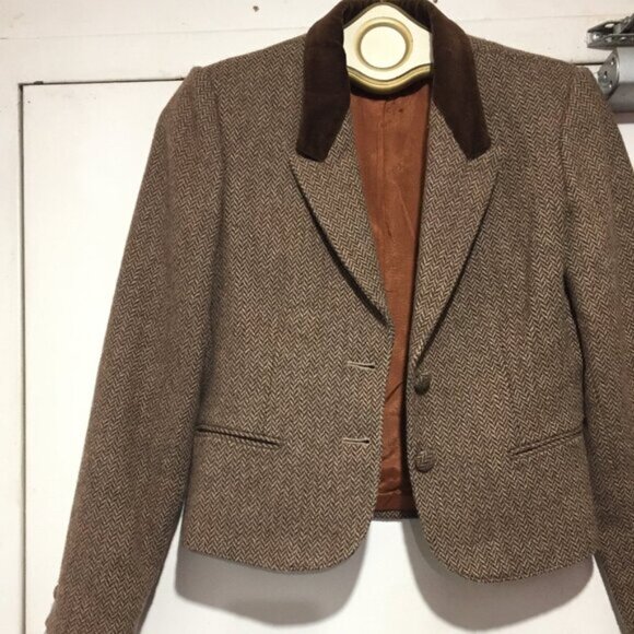 VINTAGE SASSON WOOL BLEND BLAZERS SIZE 7 - Picture 2 of 6
